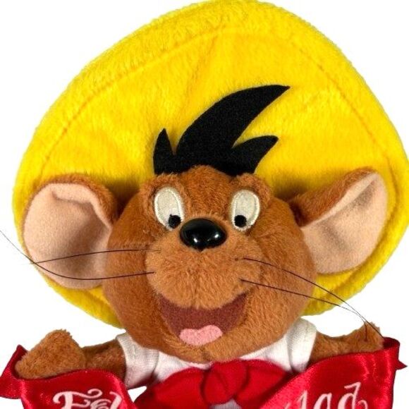 Christmas Décor Speedy Gonzalez Plush Toy Retired Warner Brother RARE - Picture 2 of 11